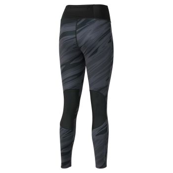 Mizuno 7/8 PRINTED TIGHT, ženske 7/8 hlače za trčanje, siva