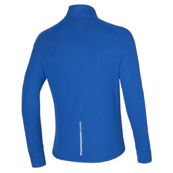 Mizuno HYBRID LS HZ, muška majica za trčanje, plava