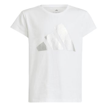 Adidas JG GLAM T, dječja majica, bijela