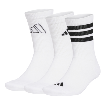 Adidas LOGO PACK 3PP, muške čarape za fitnes, bijela