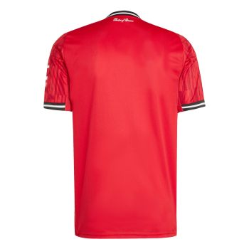 Adidas MUFC H JSY, muški nogometni dres, crvena