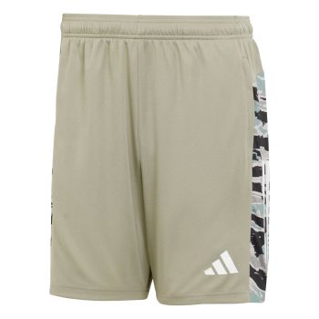 Adidas CAMO 3S SHORT, muške fitnes hlače, zelena