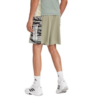 Adidas CAMO 3S SHORT, muške fitnes hlače, zelena