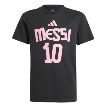 Adidas Y MESSI N&N G T, dječja majica za nogomet, crna