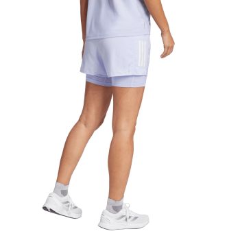 Adidas OTR B S 2IN1 W, ženske hlače za trčanje, ljubičasta