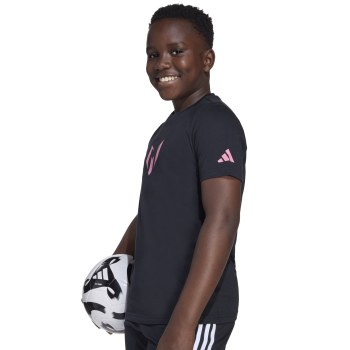 Adidas Y MESSI N&N G T, dječja majica za nogomet, crna