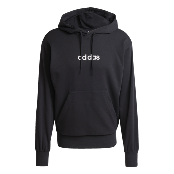 Adidas M LIN FT HD, muški pulover, crna