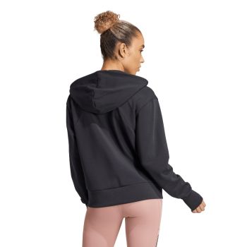Adidas D4T FZ HOODIE, ženski pulover, crna