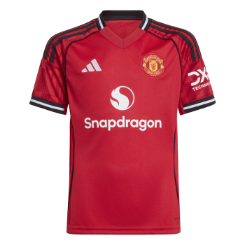 Adidas MUFC H JSY Y, dječji nogometni dres, crvena