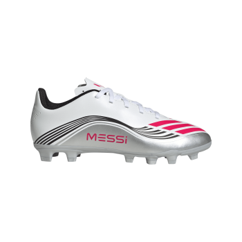 Adidas F50 MESSI CLUB FG/MG J, dječje kopačke za nogomet, bijela