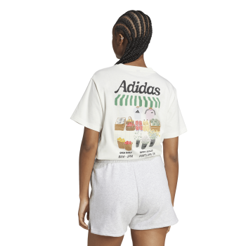 Adidas W FARMMKT T, ženska majica, bijela
