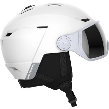 Salomon ICON LT VISOR, skijaška kaciga, bijela