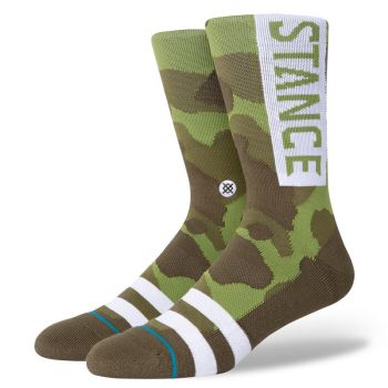 Stance OG CREW, muške čarape, zelena