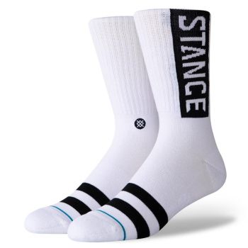 Stance OG CREW, muške čarape, bijela