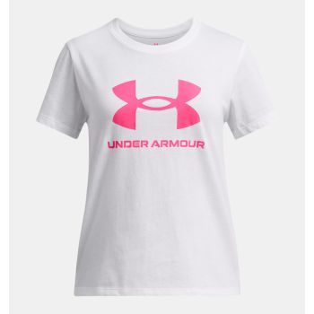 Under Armour BIG LOGO SS, dječja majica, bijela