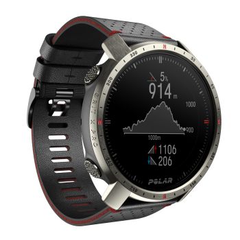 Polar GRIT X PRO TITAN, sat višenamjenski, srebrna