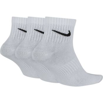 Nike U NK EVERYDAY LTWT ANKLE 3PR, muške čarape za fitnes, bijela