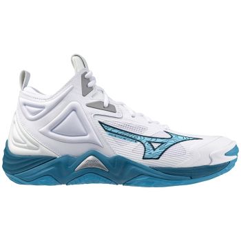 Mizuno WAVE MOMENTUM 3 MID, muške tenisice, bijela