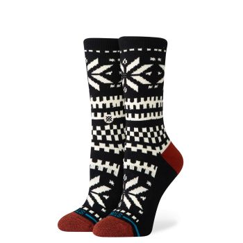 Stance FLAKE CREW, ženske čarape, crna