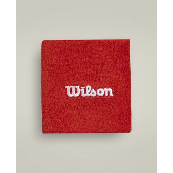 Wilson WRISTBAND, znojnik teniski, crvena