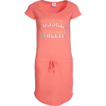 Russell Athletic RA S/S DRESS WITH COULISSE, haljina, roza