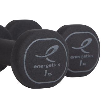 Energetics NEOPRENE DUMB. PAIRS, utezi fitnes, crna