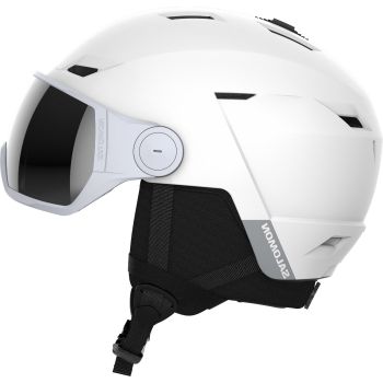 Salomon ICON LT VISOR, skijaška kaciga, bijela