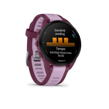 Garmin FORERUNNER 165 MUSIC, sat sportski, ljubičasta
