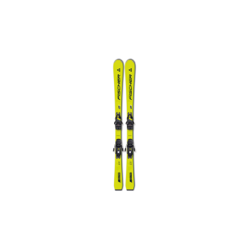 Fischer RC4 PRO JRS + FS 7 CA JRS, set dječje race skije, žuta