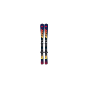 Fischer THE CURV JRS + FS 7 CA JRS, set dječje all round skije, plava
