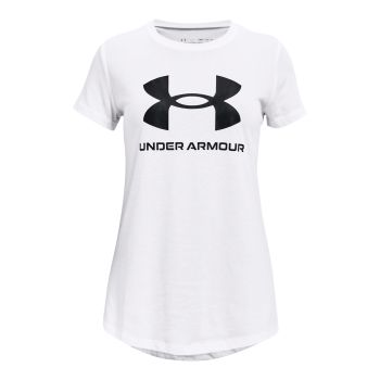 Under Armour G SPORTSTYLE LOGO SS, dječja majica, bijela