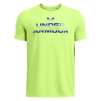 Under Armour TECH SPLIT WORDMARK SS, dječja majica, žuta