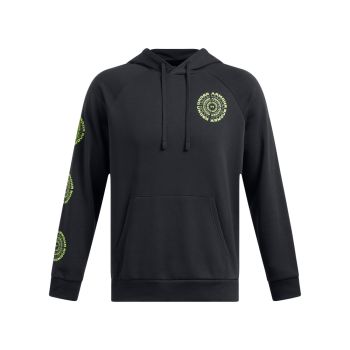 Under Armour RIVAL FLEECE HBR LOGO HD, muški pulover, crna