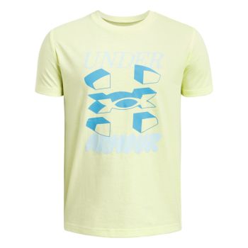 Under Armour B SPLIT BIG LOGO SS, dječja majica, žuta