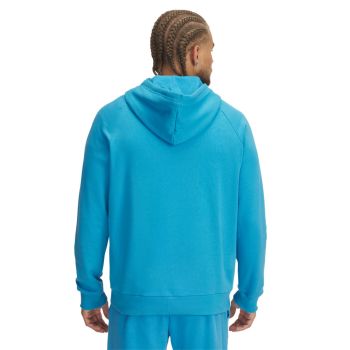 Under Armour RIVAL FLEECE HOODIE, muški pulover, plava