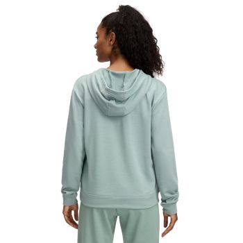 Under Armour RIVAL TERRY HOODIE, ženski pulover, zelena