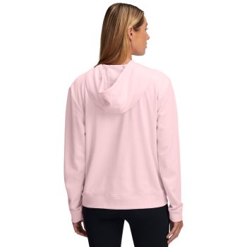 Under Armour RIVAL TERRY HOODIE, ženski pulover, roza