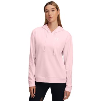 Under Armour RIVAL TERRY HOODIE, ženski pulover, roza