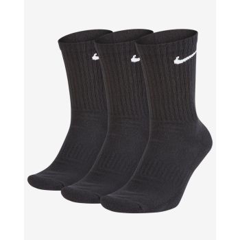 Nike U NK EVERYDAY CUSH CREW 3PR, muške čarape za fitnes, crna