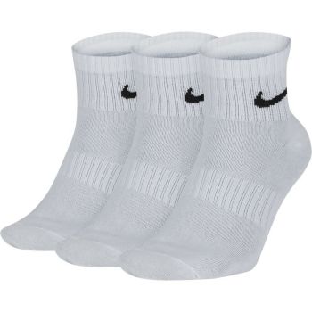 Nike U NK EVERYDAY LTWT ANKLE 3PR, muške čarape za fitnes, bijela