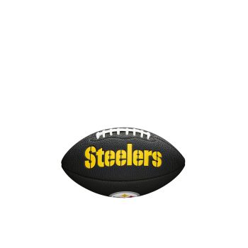 Wilson NFL TEAM LOGO PITTSBURGH STEELERS, lopta za američki nogomet, crna