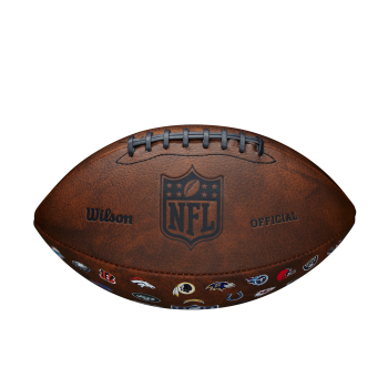 Wilson NFL 32 TEAM LOGO, lopta za američki nogomet, smeđa
