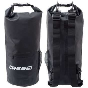 Cressi Sub DRY BAG WITH ZIP 20L, crna