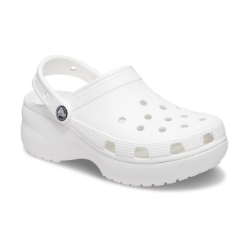 Crocs CLASSIC PLATFORM CLOG W, ženske natikače, bijela