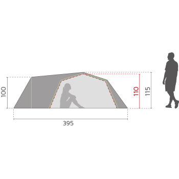 McKinley VEGA 40.2 SW, šator, plava