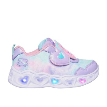 Skechers HEART LIGHTS - LOVIN REFLECTION, djecje tenisice za slobodno vrijeme, ljubičasta