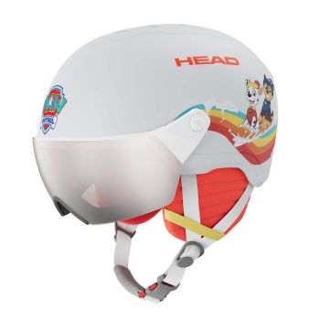 Head YUKI VISOR PAW, dječja skijaška kaciga, bijela