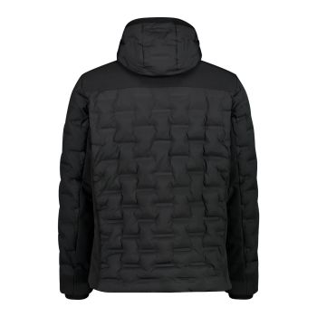 CMP MAN JACKET SNAPS HOOD, muška jakna, crna