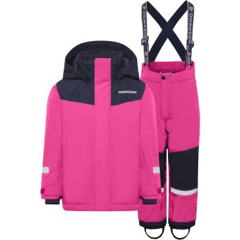 Didriksons SKARE KIDS SET 2, dječji skijaški komplet, roza