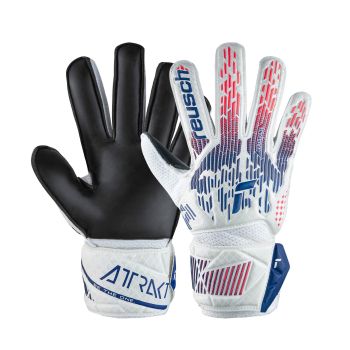 Reusch ATTRAKT SOLID JUNIOR, dječje nogometne rukavice, bijela